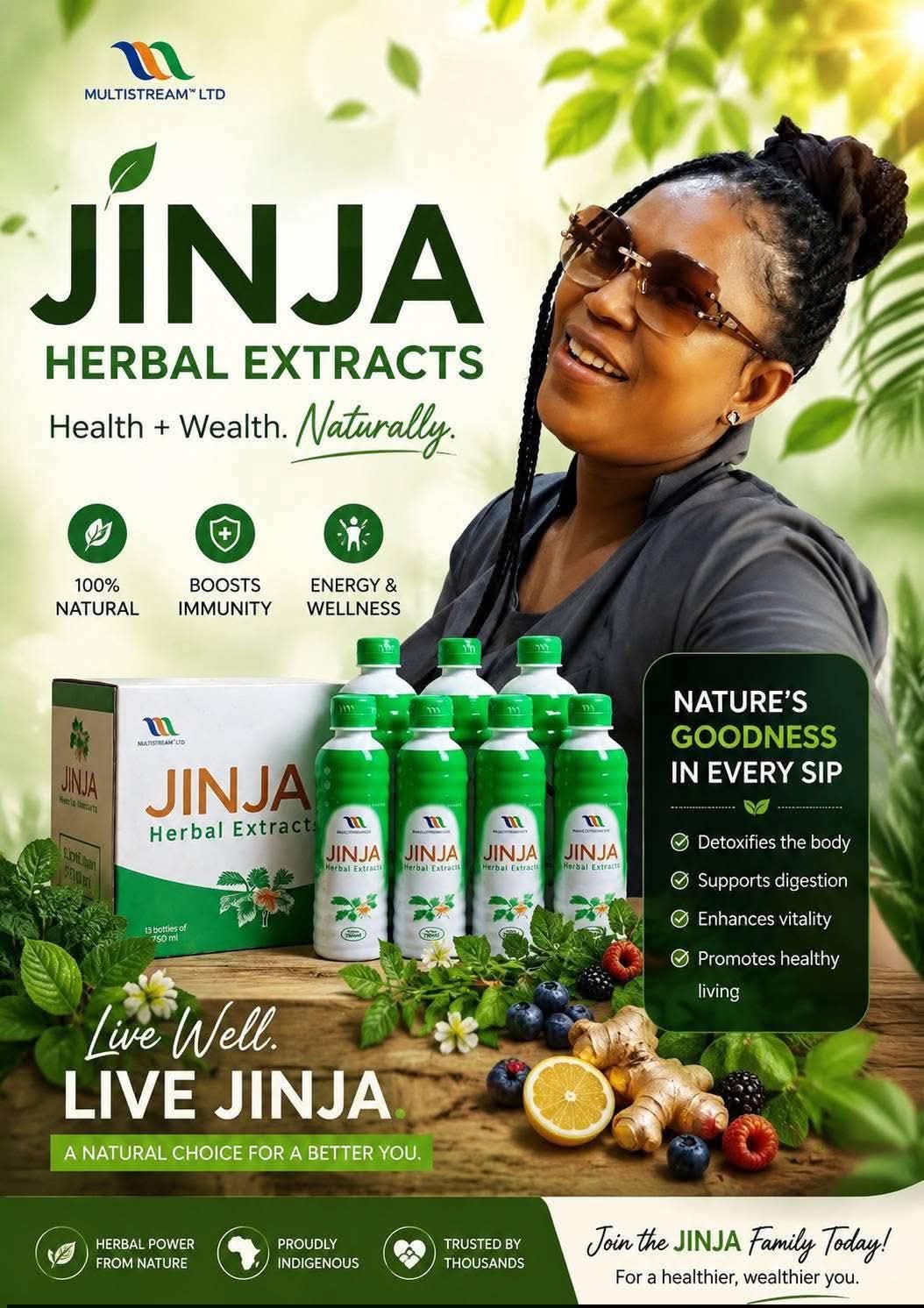 JINJA Herbal Extracts by Multistream Ltd