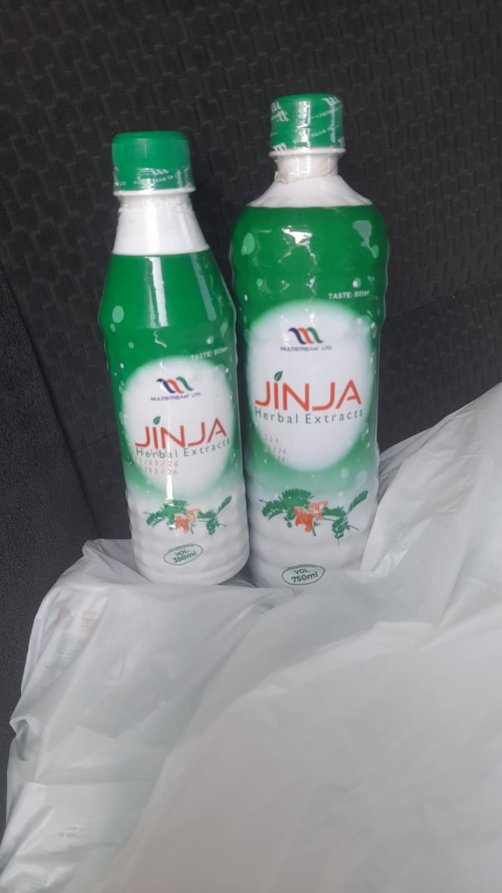 Real JINJA bottles as delivered to customers